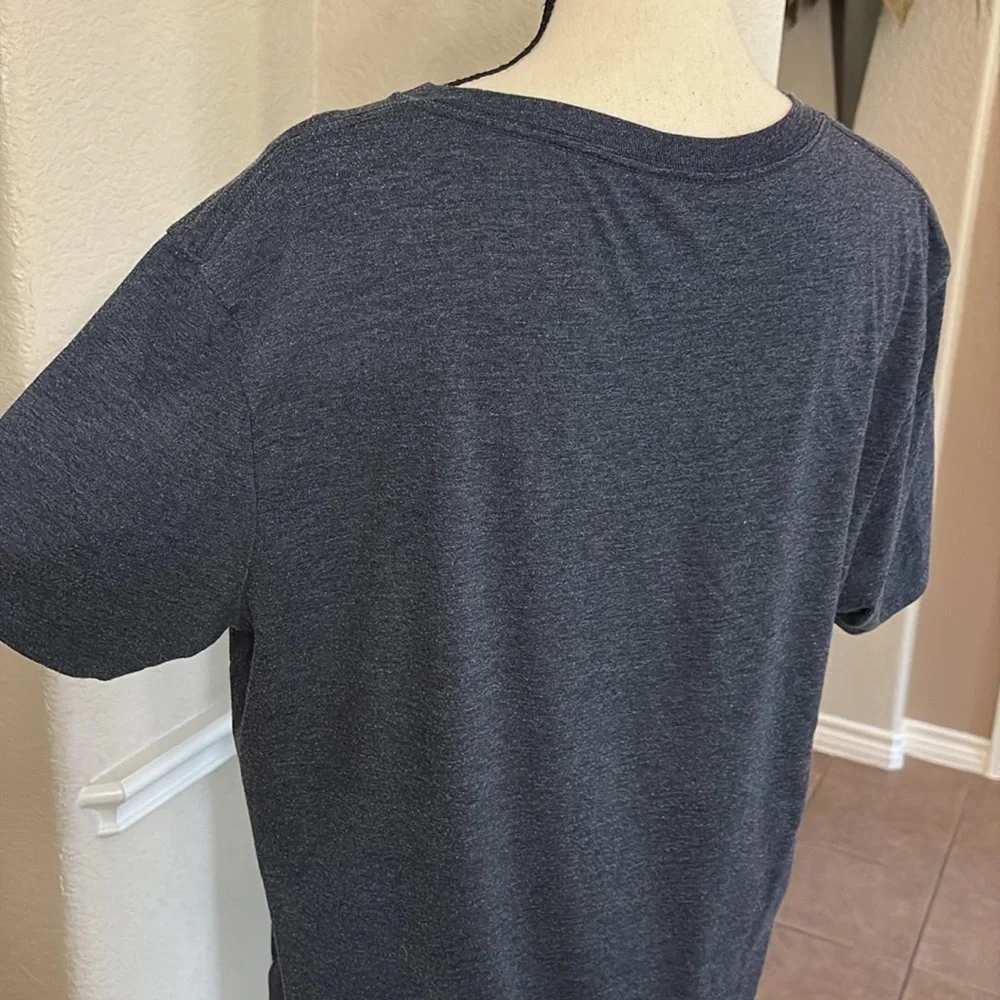 J.Crew essential tee blue heathered short sleeve cotton T-shirt Size L
